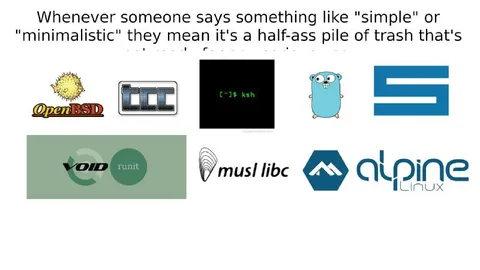 Simple Means Half-Assed Trash