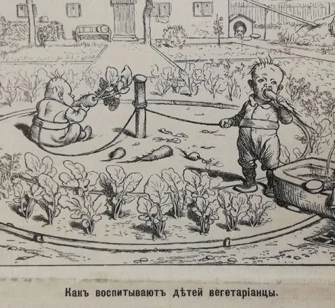Как воспитывают детей вегетарианцы