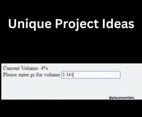 Unique Project Ideas: Volume Control