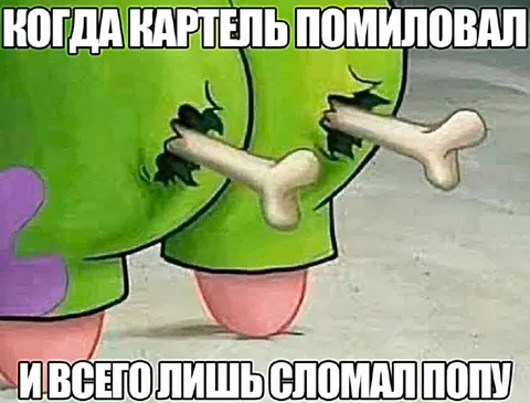 Когда картель помиловал и сломал попу