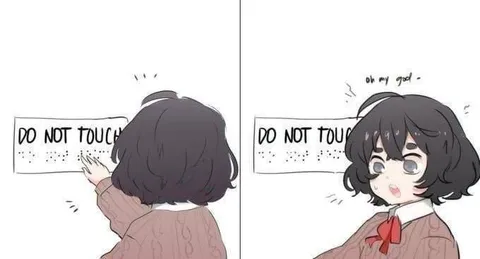 Do Not Touch Sign