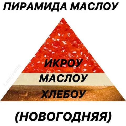 Новогодняя пирамида Маслоу