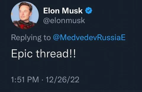 Elon Musk Calls It Epic