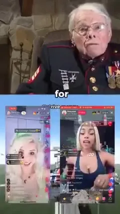Veteran Watches TikTok Live