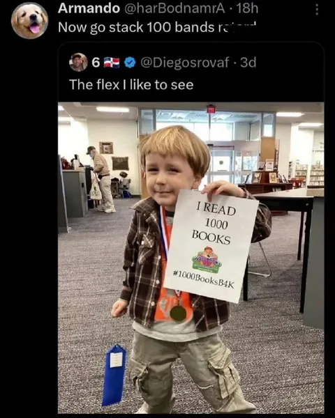 I Read 1000 Books Flex