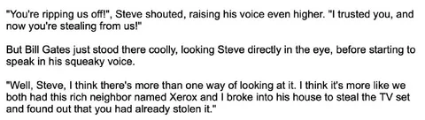 The Xerox Neighbor Retort