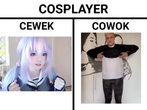Cosplayer Cewek vs Cowok