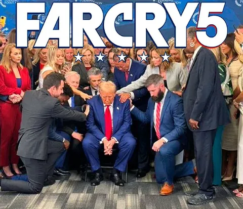 FARCY5 Trump Kneeling Meme