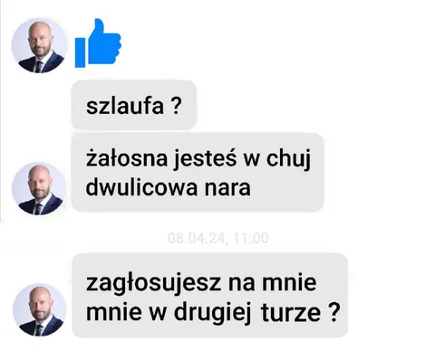 Zagłosujesz na mnie w drugiej turze?