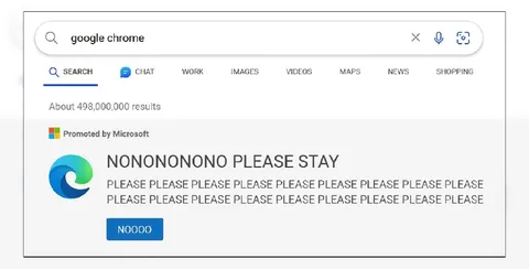 Microsoft Wants Chrome Gone