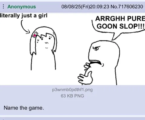 Literally Just a Girl Goon Slop