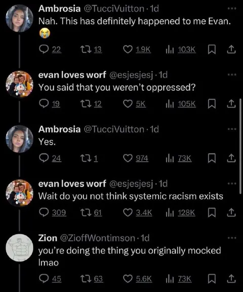 Systemic Racism Twitter Thread