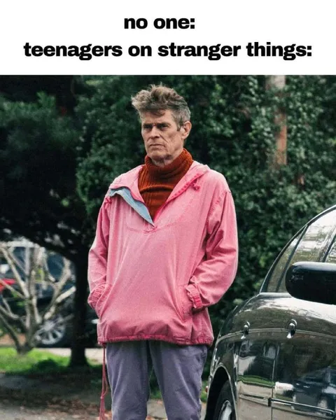Teenagers on Stranger Things