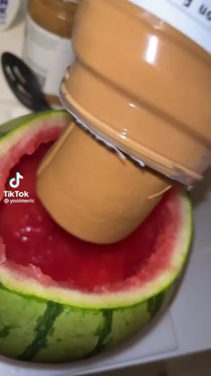 Peanut Butter Watermelon Experiment