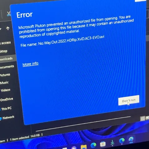 Microsoft Pluton Blocks the Movie