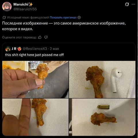 Chicken Bone Looks Like Bullet