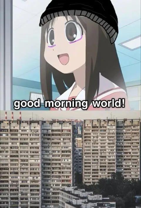 Good Morning World Apartment Blocks