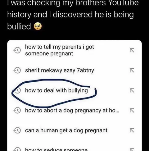 Brother’s Search History Exposed