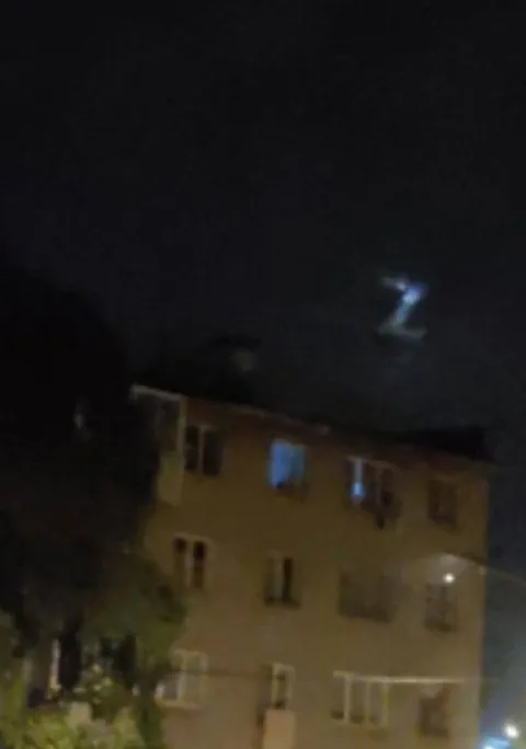 Бэтмен появился в ночном небе