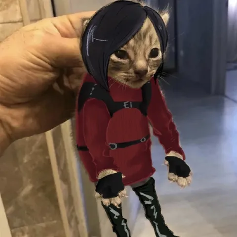 Котёнок в образе Одиннадцать