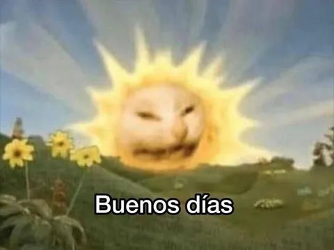 Buenos días, sol sonriente