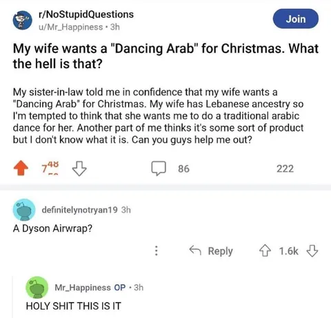 Dancing Arab Christmas Confusion