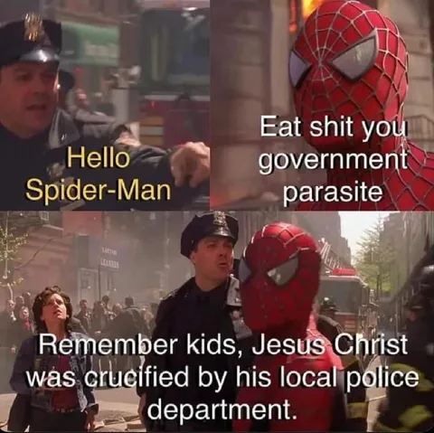 Spider-Man Insults the Government