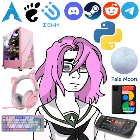 Linux Gamer Girl Setup