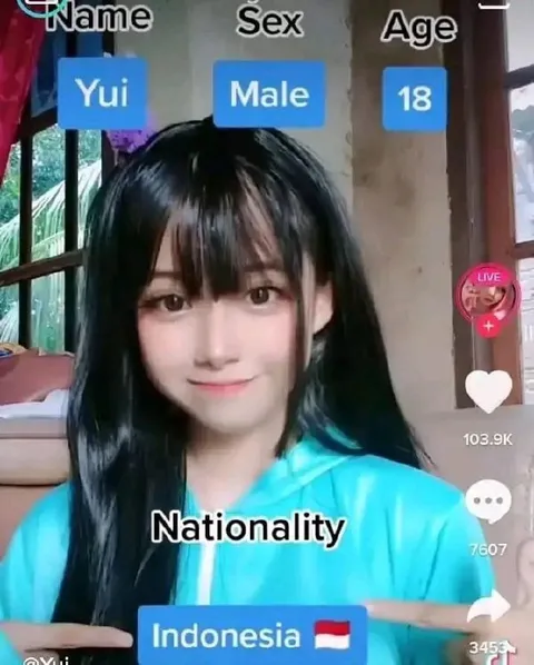 Yui Male Indonesia Reveal