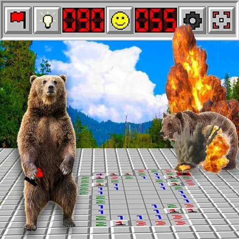 Медведи играют в сапёра