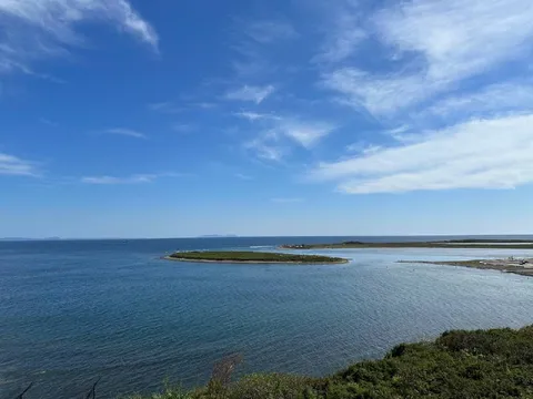 Морской пейзаж с островом