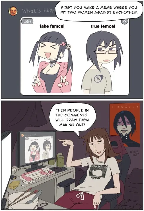 Fake Femcel vs True Femcel
