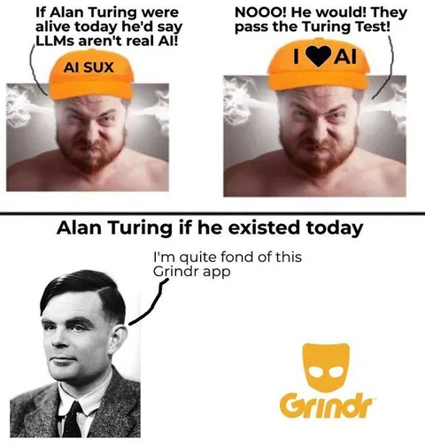 Alan Turing Loves Grindr