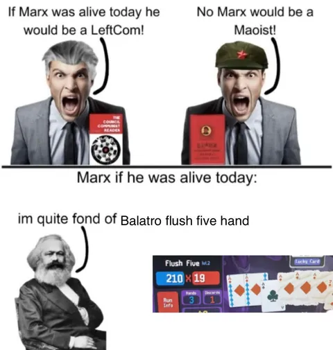Karl Marx Plays Balatro
