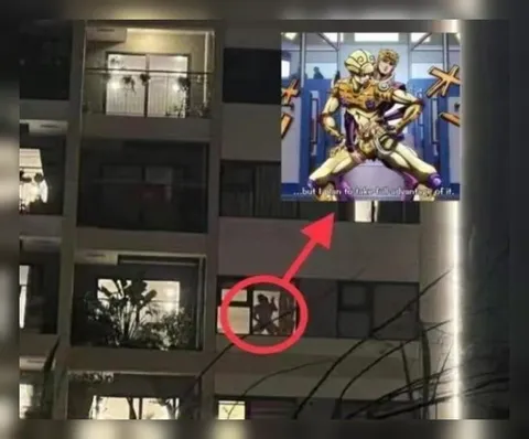 Apartment Window Copies JoJo Pose