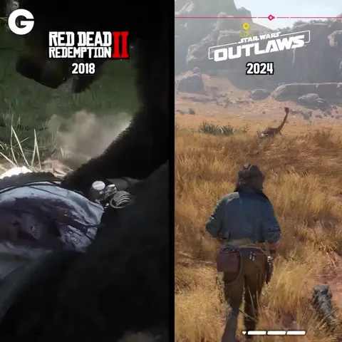 Red Dead против Star Wars Outlaws