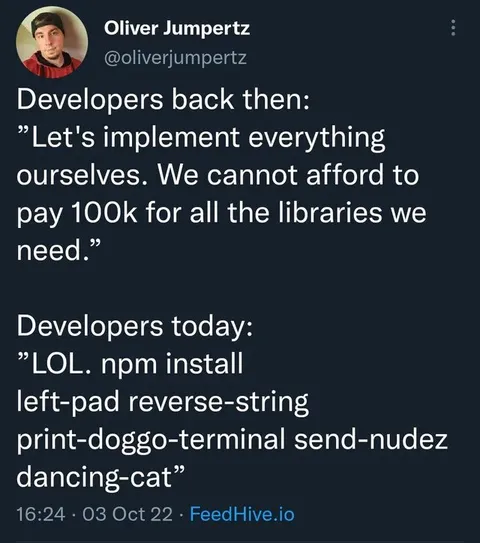 Developers Then and Today