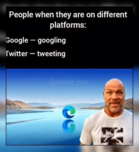 People on Different Platforms