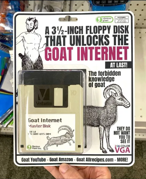 Goat Internet Floppy Disk