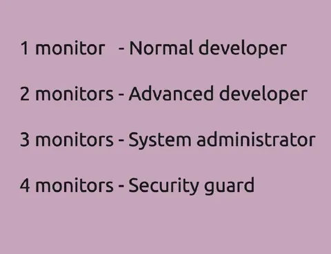 Four Monitors Security Guard