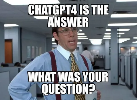 ChatGPT4 Is the Answer