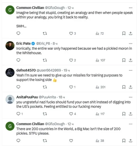 Twitter Thread About War Analogies