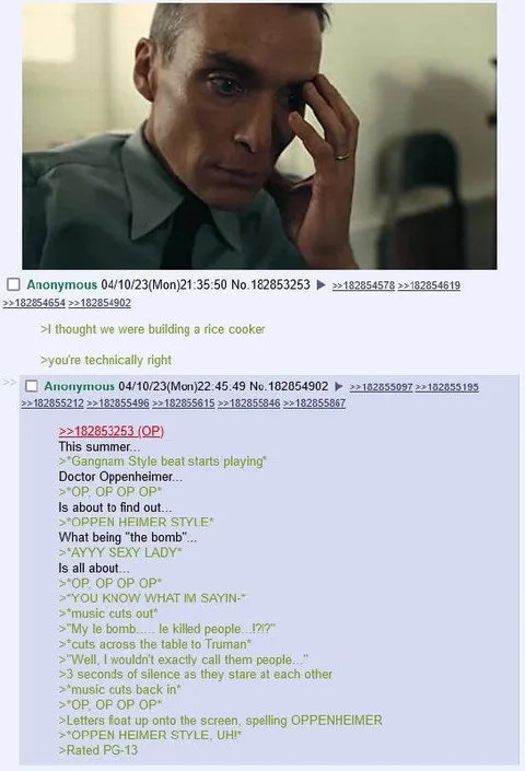 Oppenheimer Rice Cooker Meme