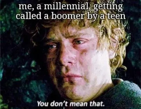 Millennial Called a Boomer