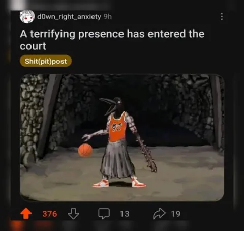 Terrifying Presence Enters the Court