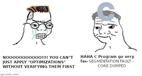 C Program Goes Very Fast