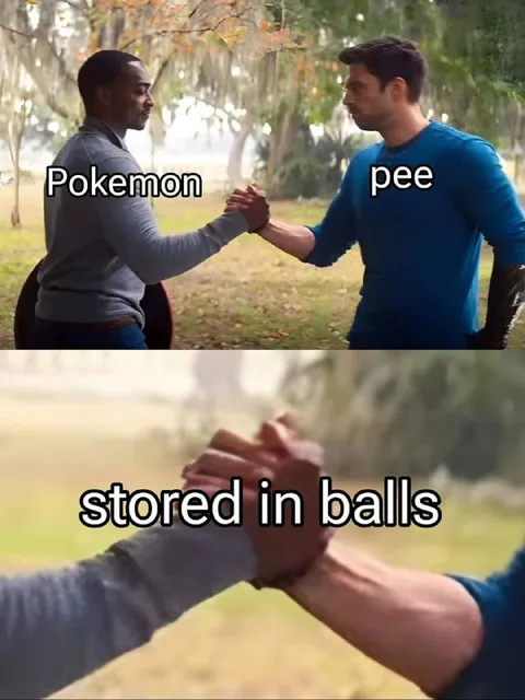 Pokemon Pee Handshake