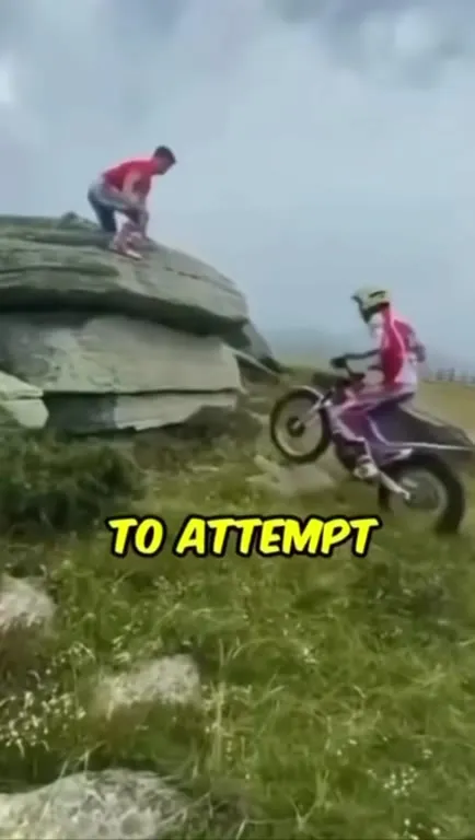 Impossible Motorcycle Rock Jump