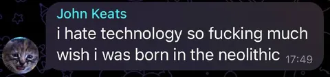 John Keats Hates Technology