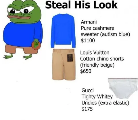 Pepe Steal His Look
